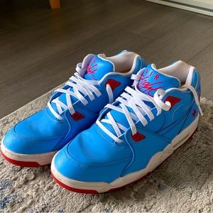 Nike Air Flight 89 University Blue Men's Shoes, Blue/White. Size 10.5